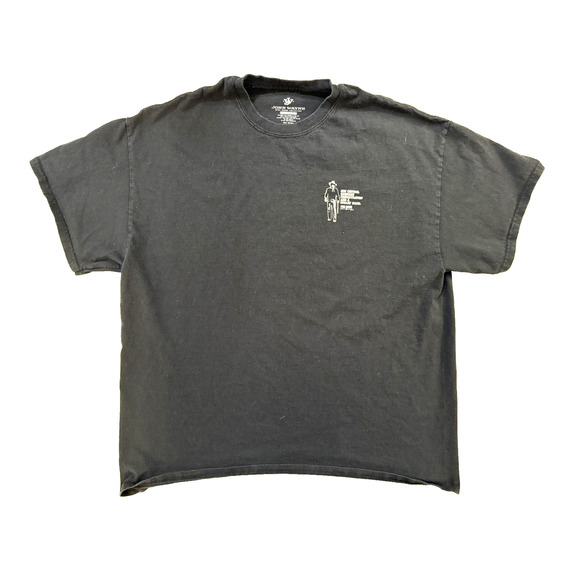 John Wayne TShirt Mens XL Black Western Quote Graphic Open Range USA Gorpcore - Picture 2 of 7